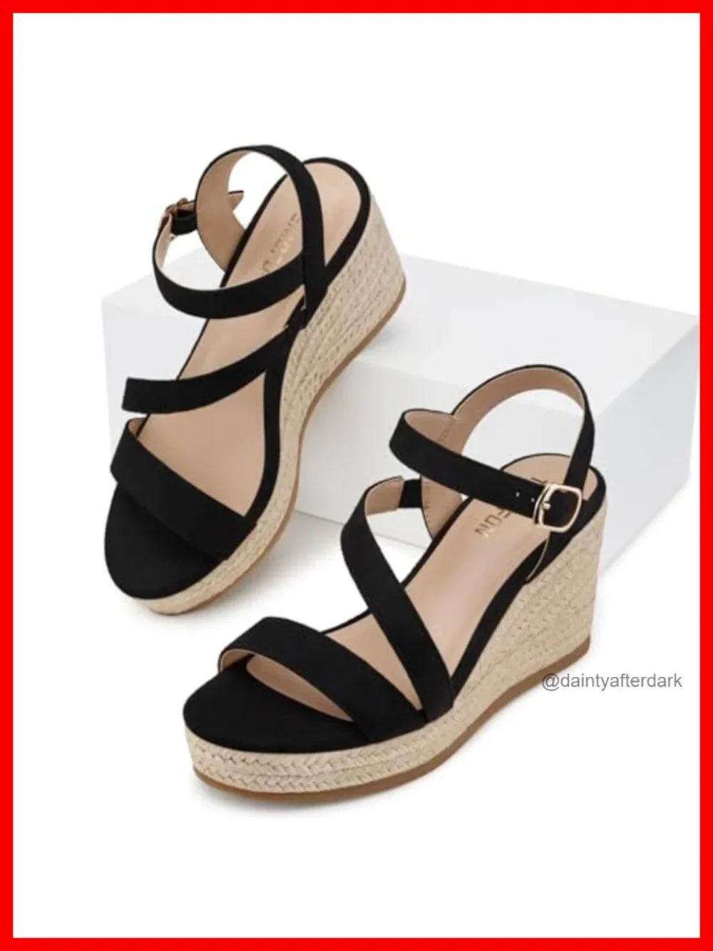 Women's Wedge Sandals Platform Espadrille Ankle Strap